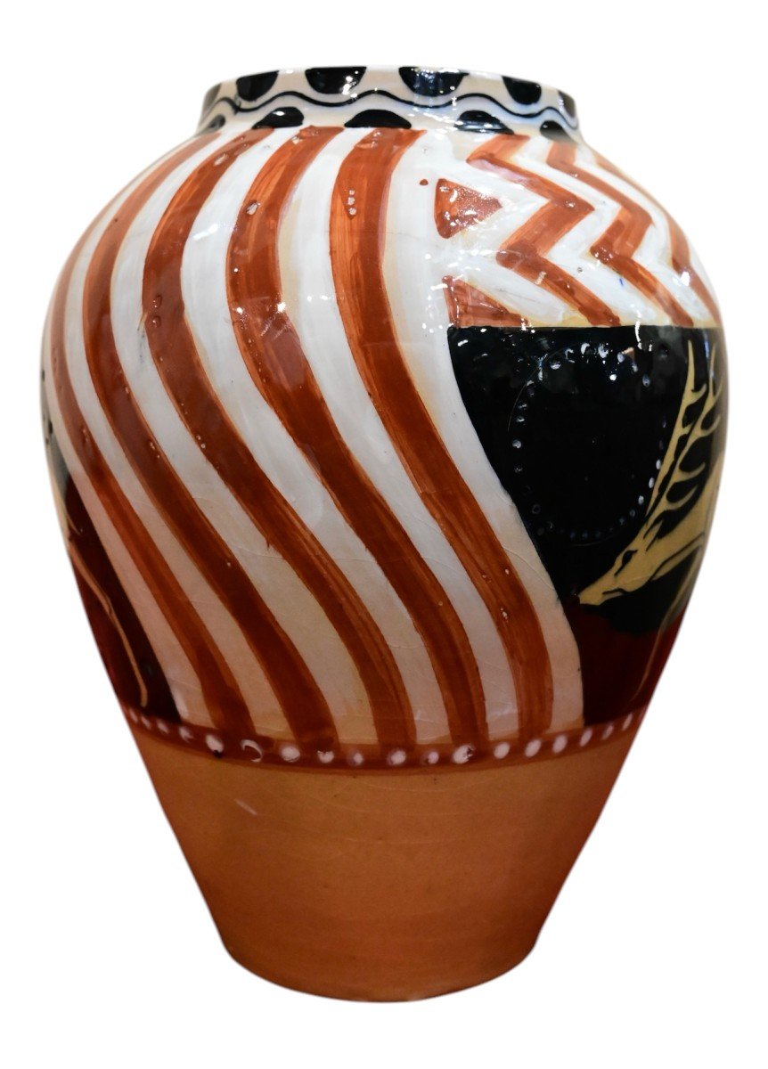 Palazzi - Vase romain en céramique - Italie années 1920-photo-2